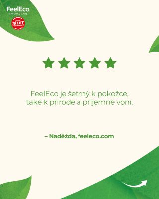 FeelEco nabízí produkty vhodné i pro citlivou pokožku, které spojuje vysoká účinnost s respektem ke zdraví i přírodě. ✨...