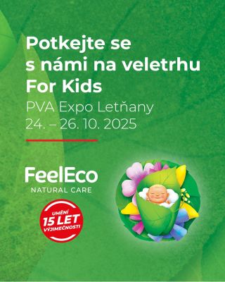 Už tento víkend nás najdete na veletrhu For Kids v Praze Letňanech! Přijďte se podívat, poznat FeelEco produkty pro váš...