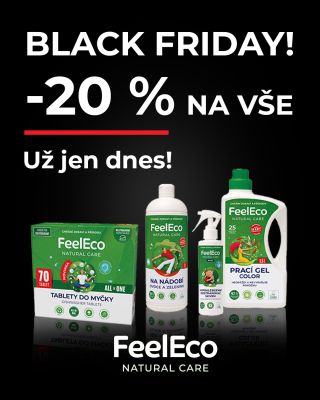 Poslední šance! 🖤 Black Friday na e-shopu feeleco.com končí již dnes! 😱 Nezapomeňte si proto nakoupit své oblíbence pro...