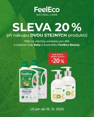 Ušetřete s FeelEco! 👏 Přinášíme vám tip na výhodný nákup pro váš zdravý domov. 👉 Vyberte si na feeleco.com dva stejné...